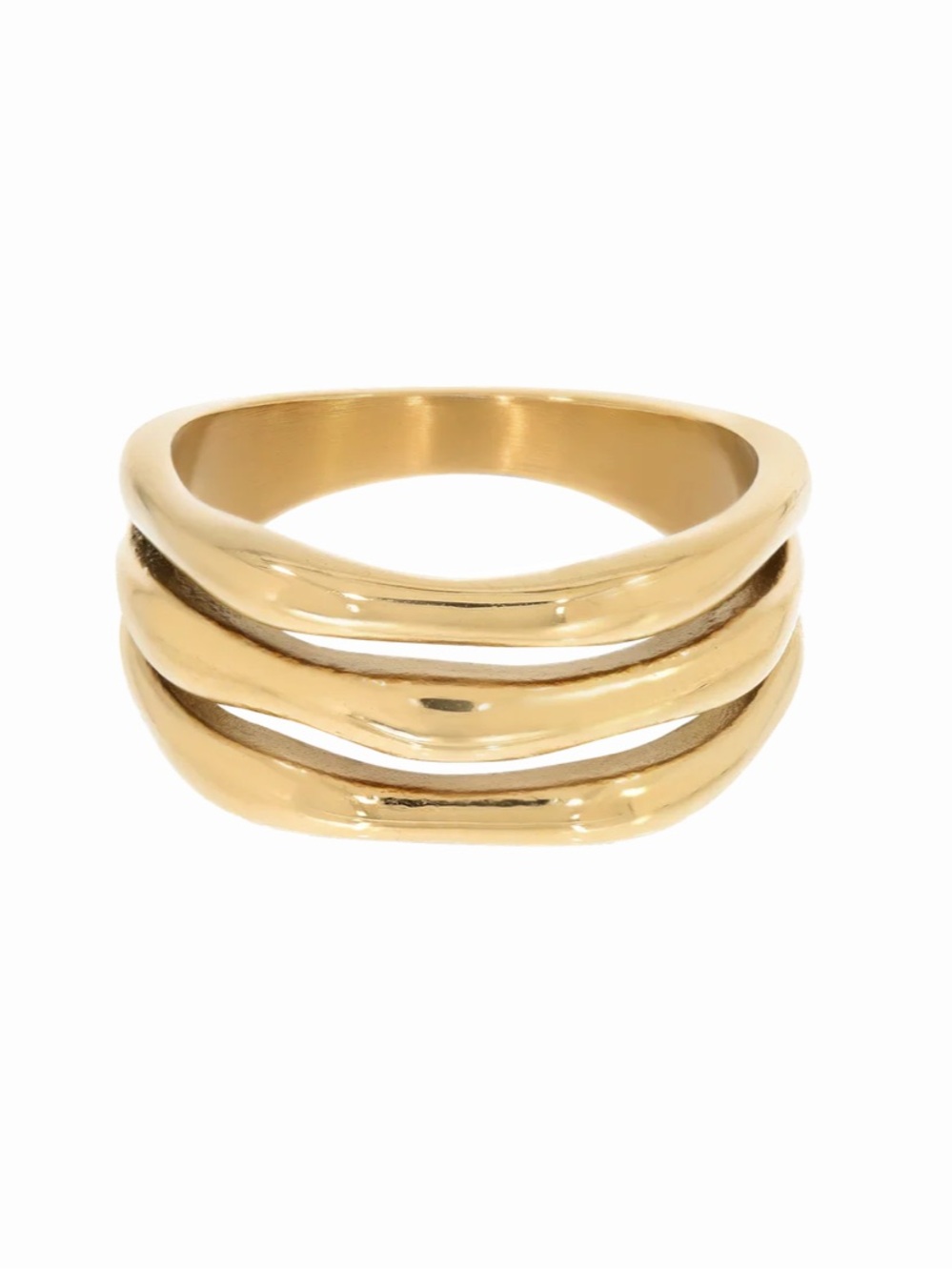 Hey Harper Sierra Ring | 14k gold PVD | size 9